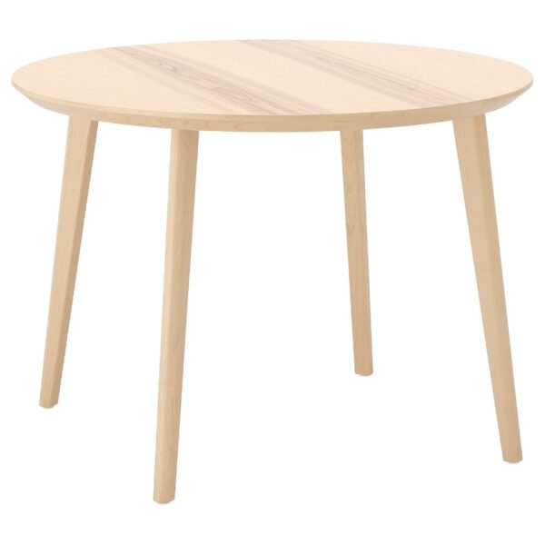 Eetkamertafel berken